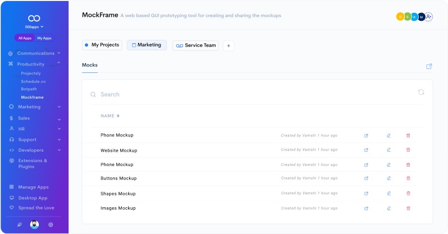 App Mockup leave note