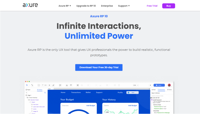 Axure RP website